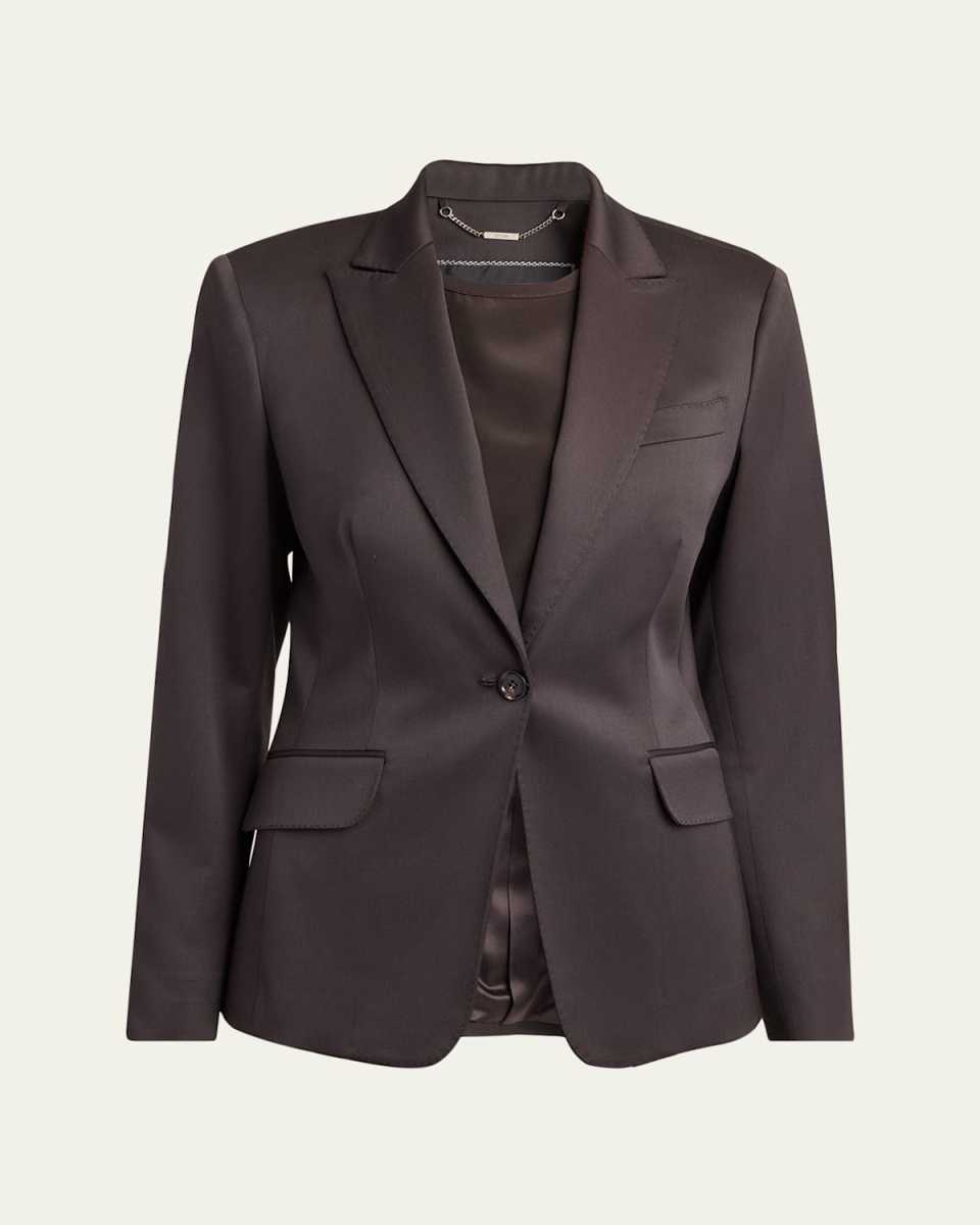 Fitted Wool Blazer